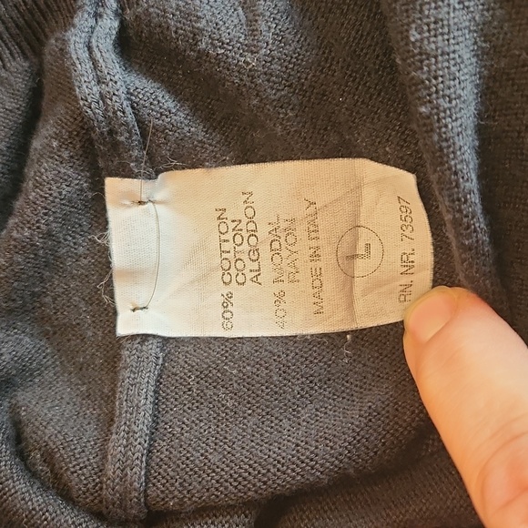 Raffi Men's Lightweight, Mock Turtleneck, Golf Sweater - Picture 5 of 6